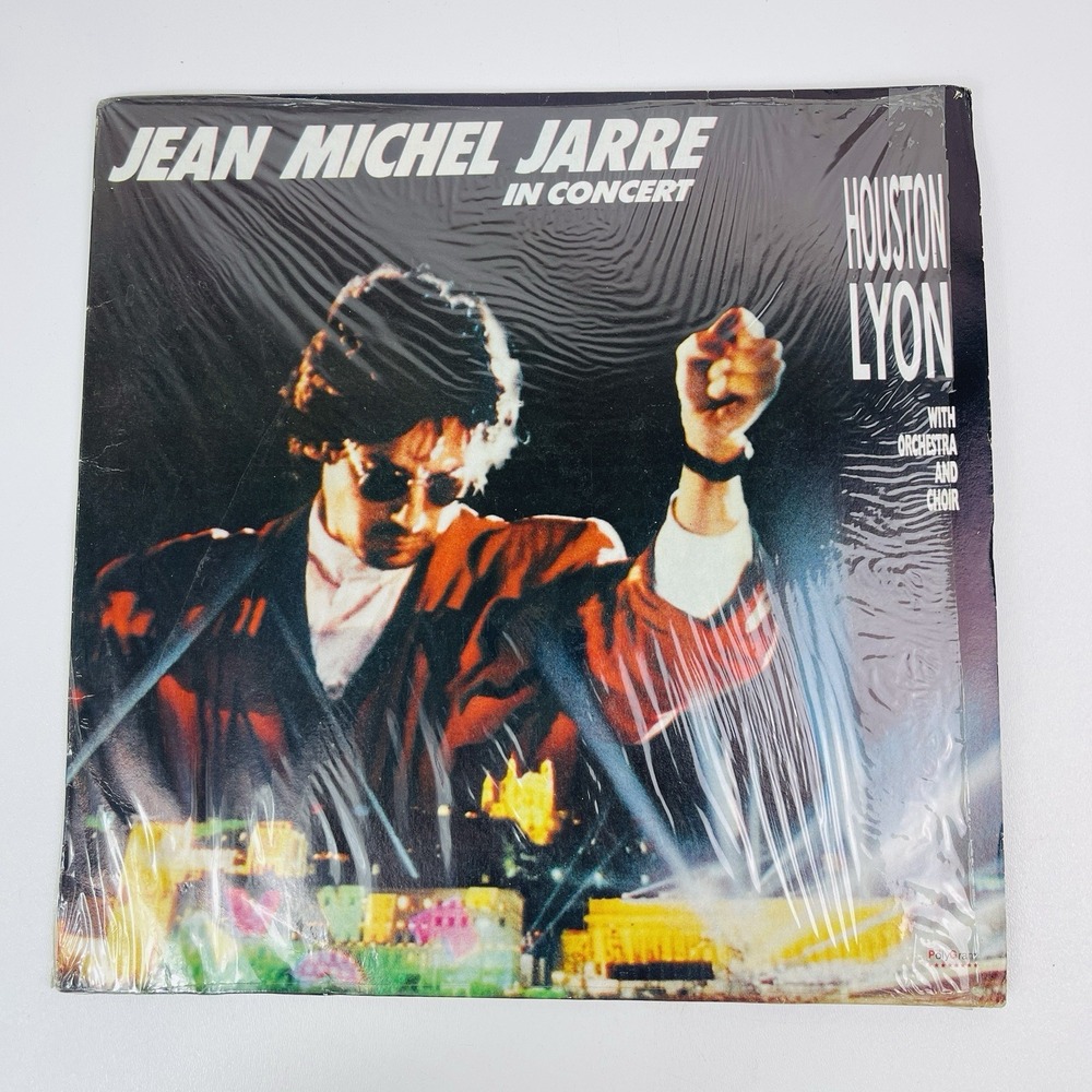 Jean‎ Michel Jarre In Concert Houston Lyon LP Vinyl Record Album